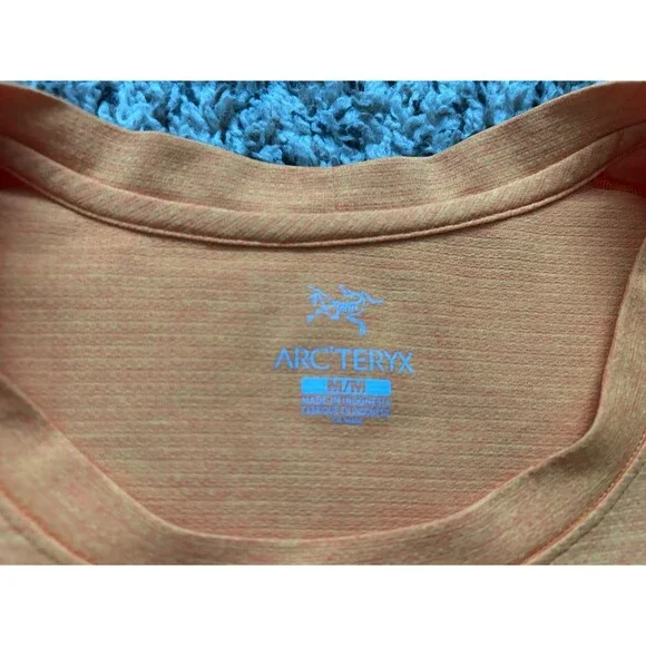 Arc'teryx Cormac Crew Short Sleeve Shirt Mens Medium Orange 15518 - Picture 3 of 8